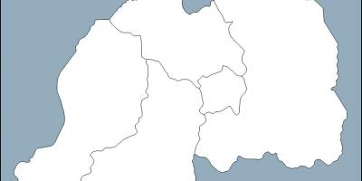 Rwanda kort oversigt